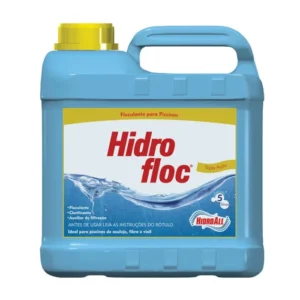 Hidrofloc Clarificante 5L Hidroall Produto Químico Piscina