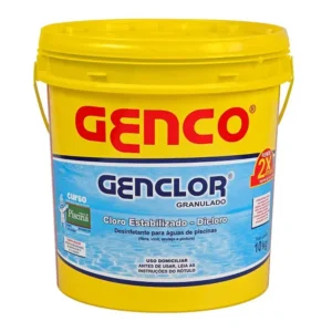 Genclor Granulado 10kg Genco - Cloro para Piscina