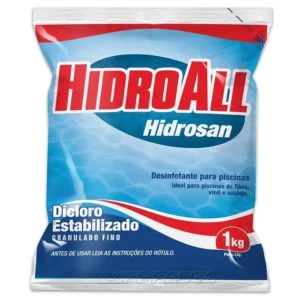 Cloro Granulado Hidrosan Plus 1kg Hidroall Piscina