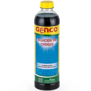 Algicida Choque Genco 1L – Controle de Algas para Piscinas