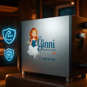 Sauna a Vapor Ginni G6 220V Digital 6 kW 7,5 m³